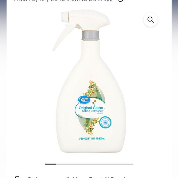 Great value original clean fabric refresher with oxi looking for!!!! 🤞🏼🤞🏼 - Picture 1 of 1